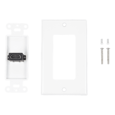 Placa de Pared / 1 Puerto HDMI Hembra-Hembra / Montaje Vertical / 70 x 115 mm / 2.75' x 4.52'
