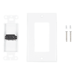 Placa de Pared / 1 Puerto HDMI Hembra-Hembra / Montaje Vertical / 70 x 115 mm / 2.75' x 4.52'