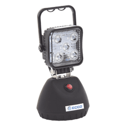 Luz de Trabajo Recargable / 650 Lúmenes / 5 LED 3W / IP67 / Montaje Magnético / 3-4 Horas Autonomía