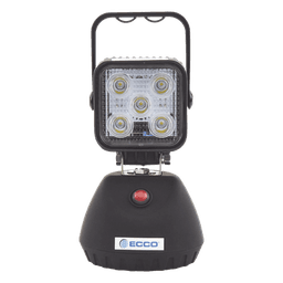 Luz de Trabajo Recargable / 650 Lúmenes / 5 LED 3W / IP67 / Montaje Magnético / 3-4 Horas Autonomía