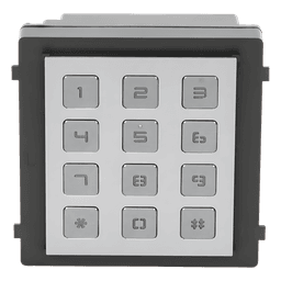 Módulo de Teclado para Frente de Calle / Apertura por Código / Llamada a Monitor / IP65 / Aluminio / -40 °C a +55 °C (-40 °F a 131 °F)