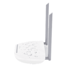 ONU/ONT Router GPON / Wi-Fi N 300 Mbps / 2.4 GHz / 1 Puerto GPON SC-APC / 1 Puerto GE + 1 Puerto FE / 1 Puerto POTS FXS / 2 Antenas 5 dBi