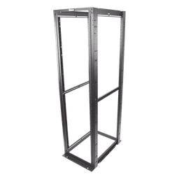 Rack de Cuatro Postes / 45 Unidades de Rack / 19" EIA / Carga 2500 lbs (1134 kg) / Profundidad 762 mm (30 in) / Rieles Numerados Roscados #12-24