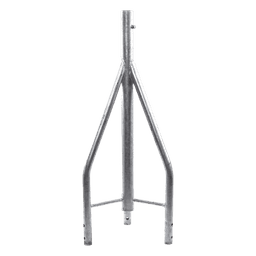 Tramo de Remate para Torre / Acero ASTM A36 / Galvanizado por Inmersión en Caliente / 3 Opresores para Pararrayos / Longitud 350 mm (1.15 ft) / Tolerancia ±1 mm