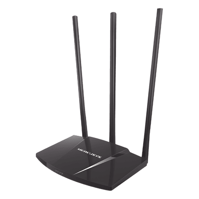Router Inalámbrico N / 300 Mbps / 3 Antenas 7 dBi / 1 Puerto WAN 10/100 / 3 Puertos LAN 10/100 / Chip PA 2x Potencia