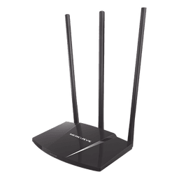 Router Inalámbrico N / 300 Mbps / 3 Antenas 7 dBi / 1 Puerto WAN 10/100 / 3 Puertos LAN 10/100 / Chip PA 2x Potencia