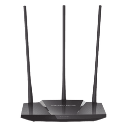 Router Inalámbrico N / 300 Mbps / 3 Antenas 7 dBi / 1 Puerto WAN 10/100 / 3 Puertos LAN 10/100 / Chip PA 2x Potencia