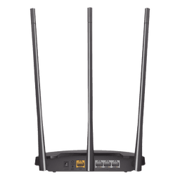 Router Inalámbrico N / 300 Mbps / 3 Antenas 7 dBi / 1 Puerto WAN 10/100 / 3 Puertos LAN 10/100 / Chip PA 2x Potencia