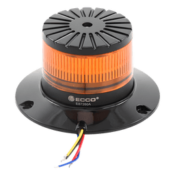 Baliza LED / 12-24 VCC / 1.4 A / IP67 / SAE J845 Clase II / -30°C a 50°C / Domo ámbar