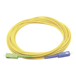 Jumper de Fibra Óptica / Monomodo OS1/OS2 / SC/UPC-SC/APC / Simplex / 3 m (9.84 ft) / PVC Amarillo