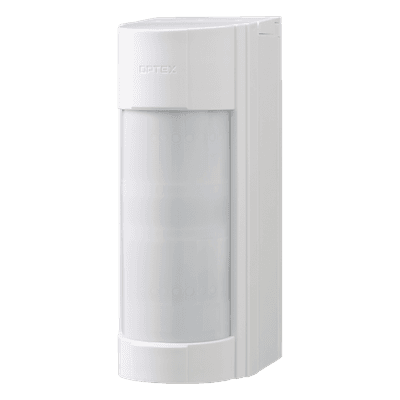 Detector de Movimiento Pasivo / Cableado / Anti-máscara / 100% Exterior / 12 m (39 ft) / IP55 / Doble PIR