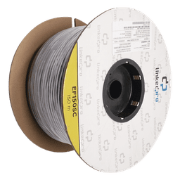 Carrete de Fibra Óptica Monomodo / Conectores SC-SC Duplex / Refuerzo Kevlar / 150 m (492.13 pies) / Instalación Subterránea por Tubería