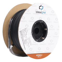 Carrete de Fibra Óptica / Monomodo 9/125 / LC-LC Dúplex / 100 m (328.08 ft) / Kevlar / Subterráneo