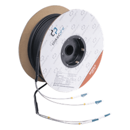 Carrete de Fibra Óptica / Monomodo 9/125 / LC-LC Dúplex / 100 m (328.08 ft) / Kevlar / Subterráneo
