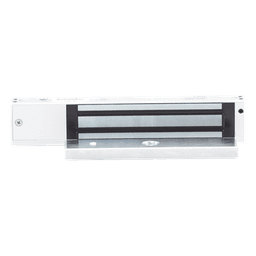 Chapa Magnética Electromagnética / 280 kg (600 lbs) / Temporizador 0-9 s / Voltaje Dual 12/24 VDC / Sensor de Puerta NO/NC / LED Indicador