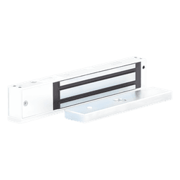 Chapa Magnética Electromagnética / 280 kg (600 lbs) / Temporizador 0-9 s / Voltaje Dual 12/24 VDC / Sensor de Puerta NO/NC / LED Indicador