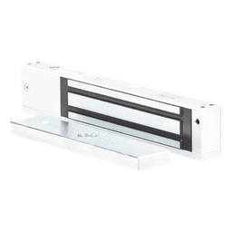 Chapa Magnética Electromagnética / 280 kg (600 lbs) / Temporizador 0-9 s / Voltaje Dual 12/24 VDC / Sensor de Puerta NO/NC / LED Indicador