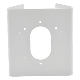 Montaje en Poste para Cámara IP / Acero Inoxidable / Compatible DS-2CD26 / Exterior / Blanco