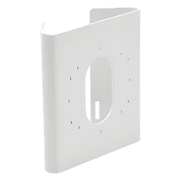 Montaje en Poste para Cámara IP / Acero Inoxidable / Compatible DS-2CD26 / Exterior / Blanco