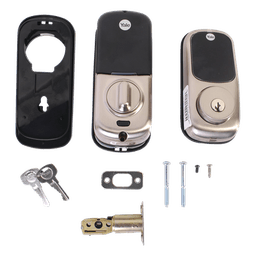 Cerradura electrónica / Teclado táctil y llave mecánica / 250 usuarios Z-Wave / 4 baterías AA / 1 año autonomía / 3 idiomas por voz