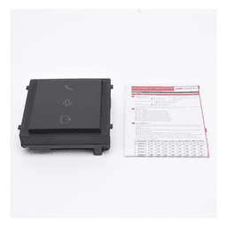 Módulo Indicador para Videoportero IP / Audio Bidireccional / Recepción de Llamada / Apertura de Puerta / IP65 / -40°C a +60°C (-40°F a 140°F) / Montaje Empotrado o Superficie