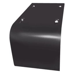 Bajada para Cable / 100 mm de Ancho / Acero Galvanizado G60 Calibre 18 (1.2 mm) / Recubrimiento Epóxico Negro / Sin Tornillería Adicional