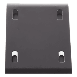 Bajada para Cable / 100 mm de Ancho / Acero Galvanizado G60 Calibre 18 (1.2 mm) / Recubrimiento Epóxico Negro / Sin Tornillería Adicional