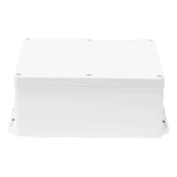 Gabinete para Exterior / IP65 / 220 x 160 x 100 mm / ABS / -20 a 60 °C / Orejas de Montaje Integradas