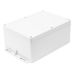 Gabinete para Exterior / IP65 / 220 x 160 x 100 mm / ABS / -20 a 60 °C / Orejas de Montaje Integradas