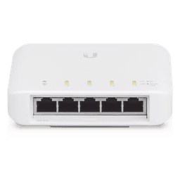 Switch PoE semi-exterior / 5 puertos Gigabit / 1 entrada 802.3bt + 4 salidas 802.3af / IP55 / 46W / Montaje pared o poste