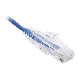 Cable de Parcheo Slim UTP / Cat6 / 2 m (6.56 ft) / 28 AWG / Azul / 1 Gbps+