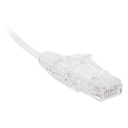 Cable de Parcheo Slim UTP / Cat6 / 28 AWG / 30 cm (0.98 ft) / Blanco / RJ45