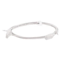Cable de Parcheo Slim UTP Cat6 / 1.5 m (4.92 ft) / 28 AWG / Blanco / Diámetro Reducido