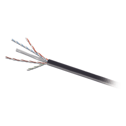 Bobina de Cable UTP Cat6 / 23 AWG / 4 Pares / Exterior con Gel / 305 m (1000 pies) / Enterrado Directo / UV Resistente / Industrial