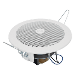 Altavoz de Techo / 4" / 3-6W @ 100V / 70V/100V / Frente Metálico / Resistente a Humedad