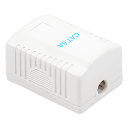 Caja de Pared / 1 Puerto / Cat6A / UTP Sin Blindaje / T568A/B / 125 VAC / 1.5 A / AWG 23-26