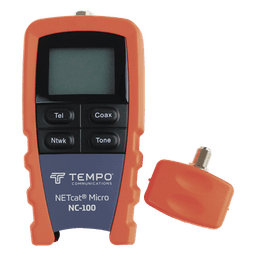 Probador de Cable / UTP STP Coaxial / Detección de Fallas / Control Remoto / Tono Digital / TIA/EIA LAN