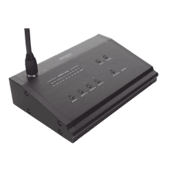 Micrófono de Voceo / 4 Zonas / Comunicación 1 km (3280.8 ft) / Conexión RJ45 / Medidor de Nivel 10 Segmentos / Alimentación 24V DC
