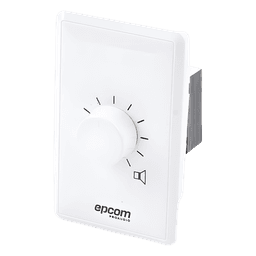 Control de Volumen / 100W / Línea 100V / Atenuación 33dB en 10 Pasos / Montaje Al Ras o Superficie