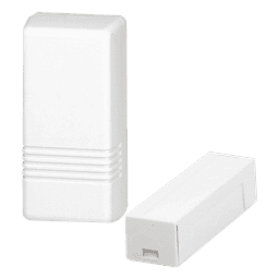 Transmisor Inalámbrico para Puerta o Ventana / Doble Zona / Reed Switch con Magneto / Batería de Litio 3V / Carcasa Compacta