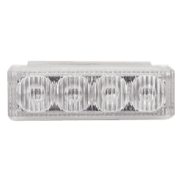Módulo LED de Reemplazo / 4 LEDs Ámbar Alta Intensidad / Compatible Barras X67 / Exterior / Bajo Consumo