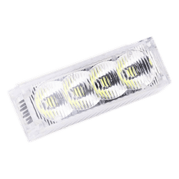 Módulo LED de Reemplazo / 4 LEDs Ámbar Alta Intensidad / Compatible Barras X67 / Exterior / Bajo Consumo