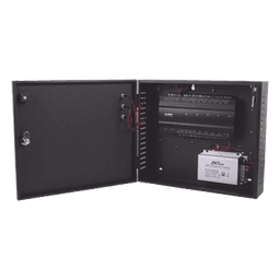 Controlador de Acceso 2 Puertas / 3,000 Huellas / 30,000 Tarjetas / TCP/IP / Gabinete con Fuente 12V 5A / Memoria SD hasta 32GB