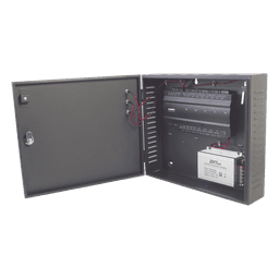Controlador de Acceso 4 Puertas / 3,000 Huellas / 30,000 Tarjetas / TCP-IP / Gabinete Metálico con Fuente 12V 5A