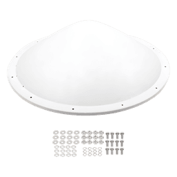 Kit de Antena y Radomo / 28 dBi / 4.8-6.5 GHz / SMA Macho Inverso / Alcance 15 km (9.3 mi)