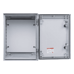 Gabinete de Poliéster / IP65 / 300 x 400 x 200 mm / Carga 30 kg / Placa Trasera Incluida / Cerradura con Llave