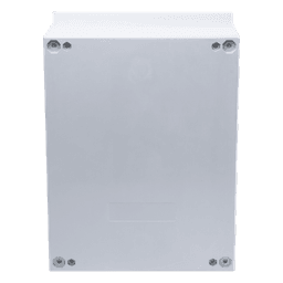 Gabinete de Poliéster / IP65 / 300 x 400 x 200 mm / Carga 30 kg / Placa Trasera Incluida / Cerradura con Llave