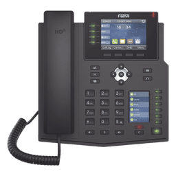 Teléfono IP Empresarial / 16 Líneas SIP / Pantalla LCD 3.5