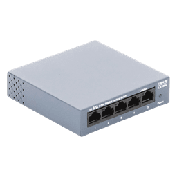Switch de Escritorio / 5 Puertos Gigabit / 10/100/1000 Mbps / Carcasa Metálica / Auto-MDI/MDIX / Green Ethernet