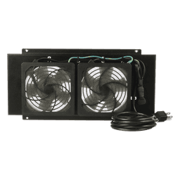 Kit de Ventiladores para Gabinete / 2 Unidades / 122 CFM Total / 120 Vca / Cable 2 m (6.6 ft) / Montaje Completo